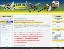Tablet Screenshot of obchod.agama-model.cz